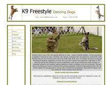 Tablet Screenshot of k9freestyle.co.uk